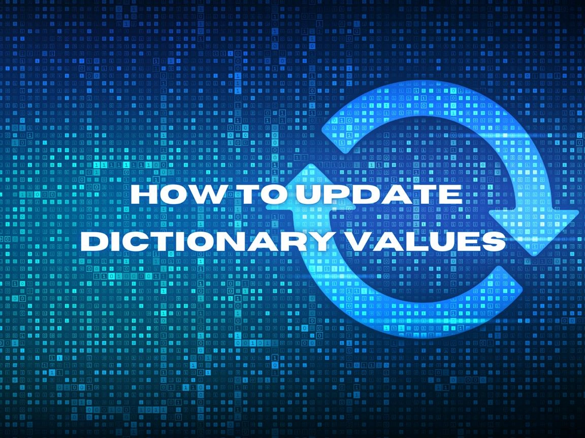 How To Update Dictionary Values Banner Image