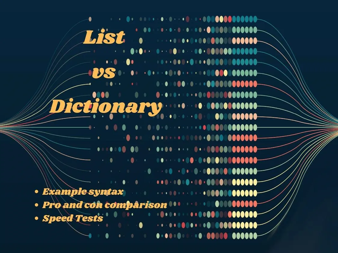 List vs Dictionary Collection Types Page Banner Image