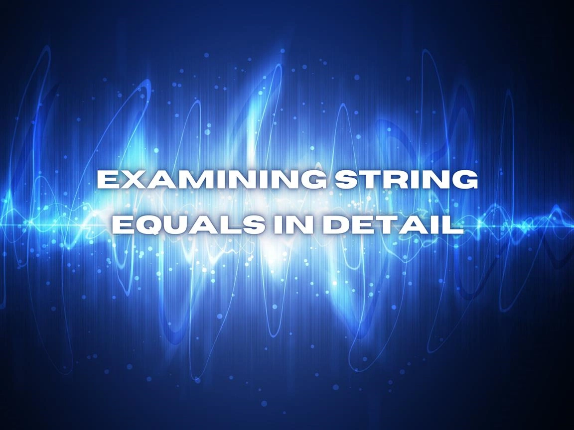 String Equals Page Banner Image