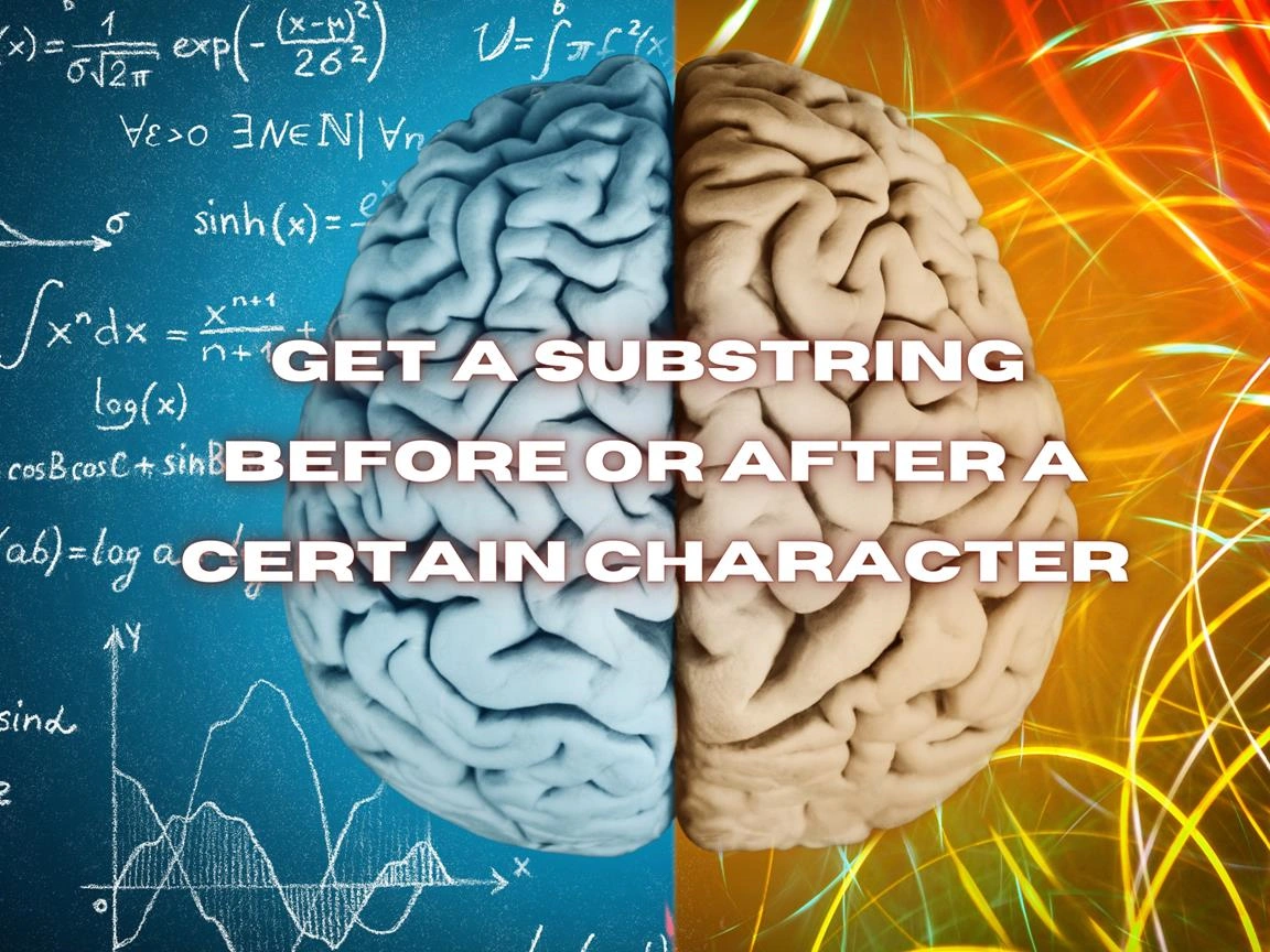 Get A Substring Before Or After A Certain Character Banner Image